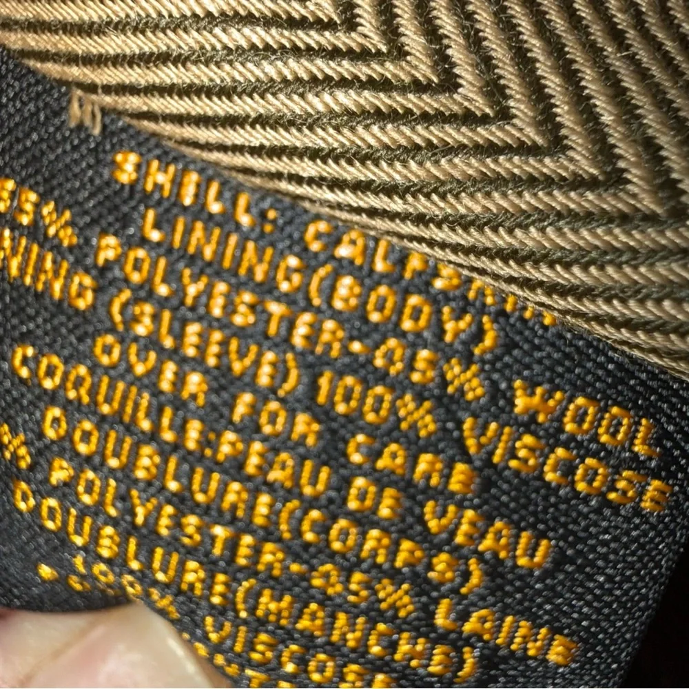 Vintage Mens Medium Cole Haan Country Brown Suede Calfskin Coat Jacket - Picture 6 of 7